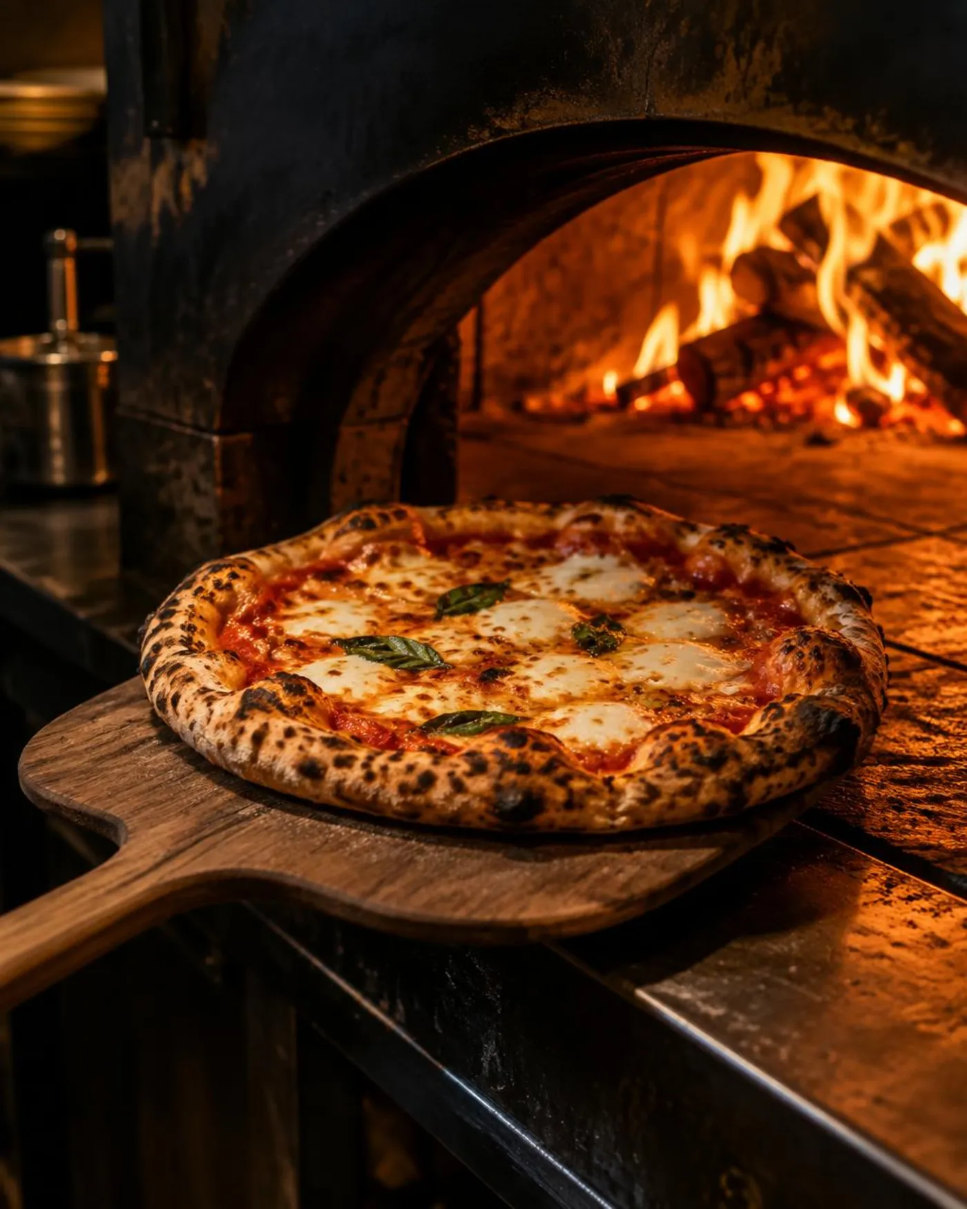 Pizza sortie du four AU ST EX